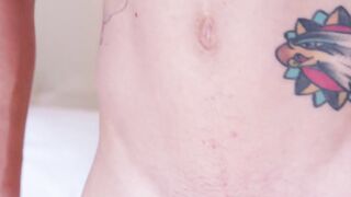 Handsome guy sucks dick and takes it up the ass bareback