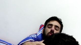 Young naughty lovers rimm and suck each others dick mutually
