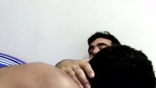 Young naughty lovers rimm and suck each others dick mutually