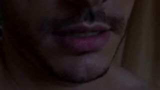 Inked young man and his lover take turn rimming and blowing