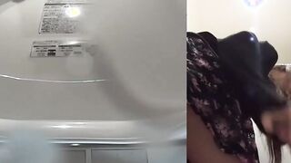 Japanese babe filmed pissing with voyeur cam