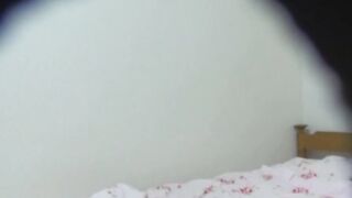 Little Japanese lady secretly recorded masturbating