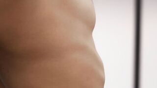 Sasha C sensually solo touches and teases herself