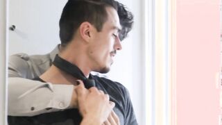 Stepdaddy helped me prepare for my interview with a hot fuck