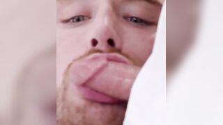 Horny Josh Moore fucks Alpha Wolfe with uncut dick in tux