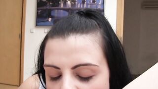 Young teen lesbian babes having the best POV dildo fun here