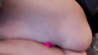Busty Babe with big ass masturbates