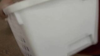 Busty trans maid fucks her boss while stuck on