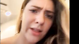 teen girl fingering dildo