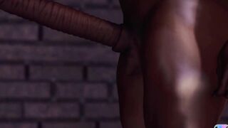 XXX Basement Mature Black Cock 3D HENTAI