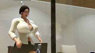 Huge Tits Urologist MILF Seduce Big Cock Boy