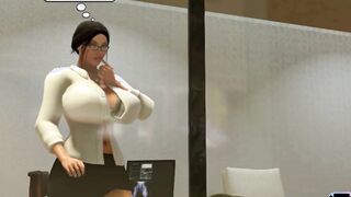 Huge Tits Urologist MILF Seduce Big Cock Boy