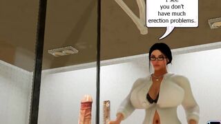 Huge Tits Urologist MILF Seduce Big Cock Boy