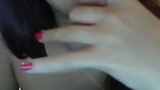 Petite Babe fingering her juicy pussy for you
