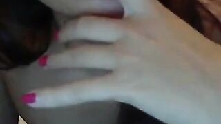 Petite Babe fingering her juicy pussy for you
