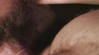 Cock sucking and flip fucking of horny guys in a steam room