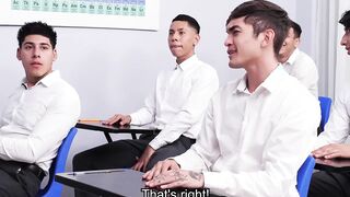 Pleasing teacher.