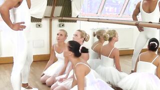 Petite ballet teens fucked in foursome and facialized