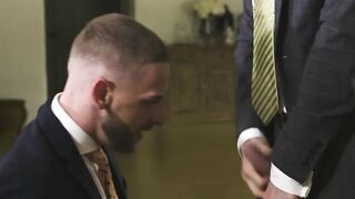 Realtor anal fucked and cummed by client in suit