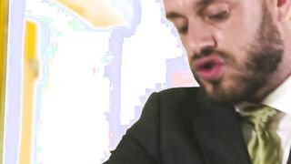 Realtor anal fucked and cummed by client in suit