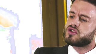 Realtor anal fucked and cummed by client in suit