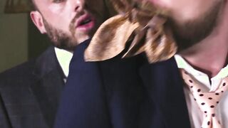 Realtor anal fucked and cummed by client in suit