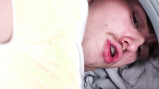 Twink gets stuck in a washing machine and gets an ass fuck