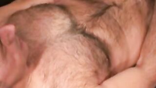 Big cock masturbation making hairy stud cumshot
