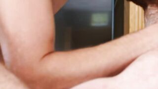 Muscular Sherman Maus teases and plays with Sean Knight