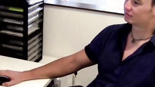 Handsome amateur jerking off his thick dick in kinky solo