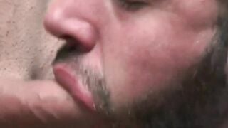 Getting this ass destroyed by two dicks on my office desk