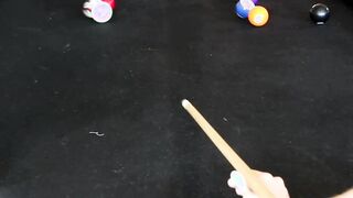 Pool game with twinks ends in hardcore bareback threesome