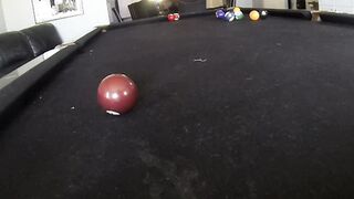 Pool game with twinks ends in hardcore bareback threesome