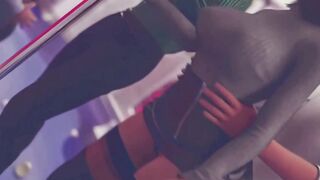Stranger Fucks Horny Brunette MILF in Public Bus