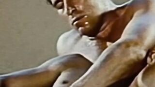 Vintage muscle gays deepthroat sucking and ass fucking raw