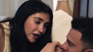 Hot strange girl came and fucks couple