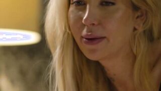 Blonde shemale Gracie Jane analed by her lover