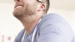 Aroused shemale Kasey Kei fucks doctors tight ass