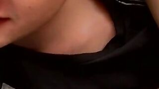 Adorable young man engages with self pleasure cumming hard