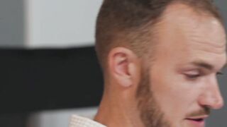 Gay models back to set and anal fuck in reverse cowboy