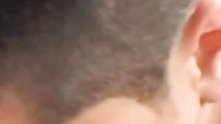 Bald young latino scuked off before banging ass to cum