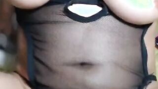 Hot Chick pleasures wet pussy with Lush