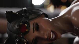 Horny FUTA Shemale Fucks Catwoman