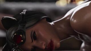 Horny FUTA Shemale Fucks Catwoman