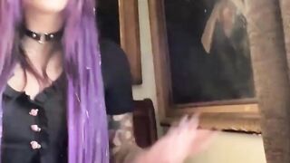 Goth Teen Squirts on Step Brothers Cock Valerica Steele