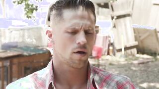 Lucky guy Roman Todd bareback fucks space TS Emma Rose
