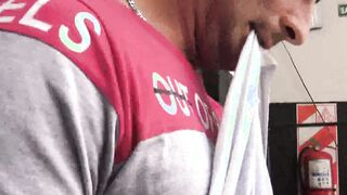 Latino straighty bent over for raw doggystyle sex