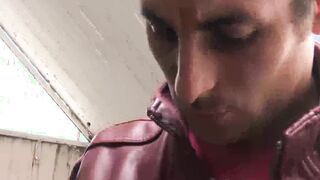 Latino straighty bent over for raw doggystyle sex