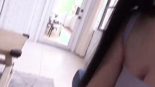 Goth Step Sister with Huge Natural Tits