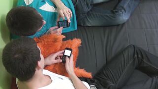 Horny twinks love self sucking after deepthroat foreskin BJ
